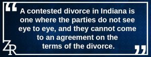 contested divorce