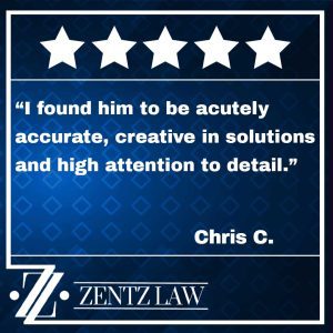 Zentz family law Chris C. testimonial