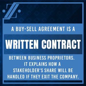 buy-sell agreement is a written contract