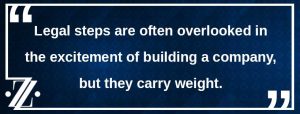 legal steps that are overlooked