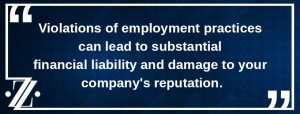 violations of employment practices